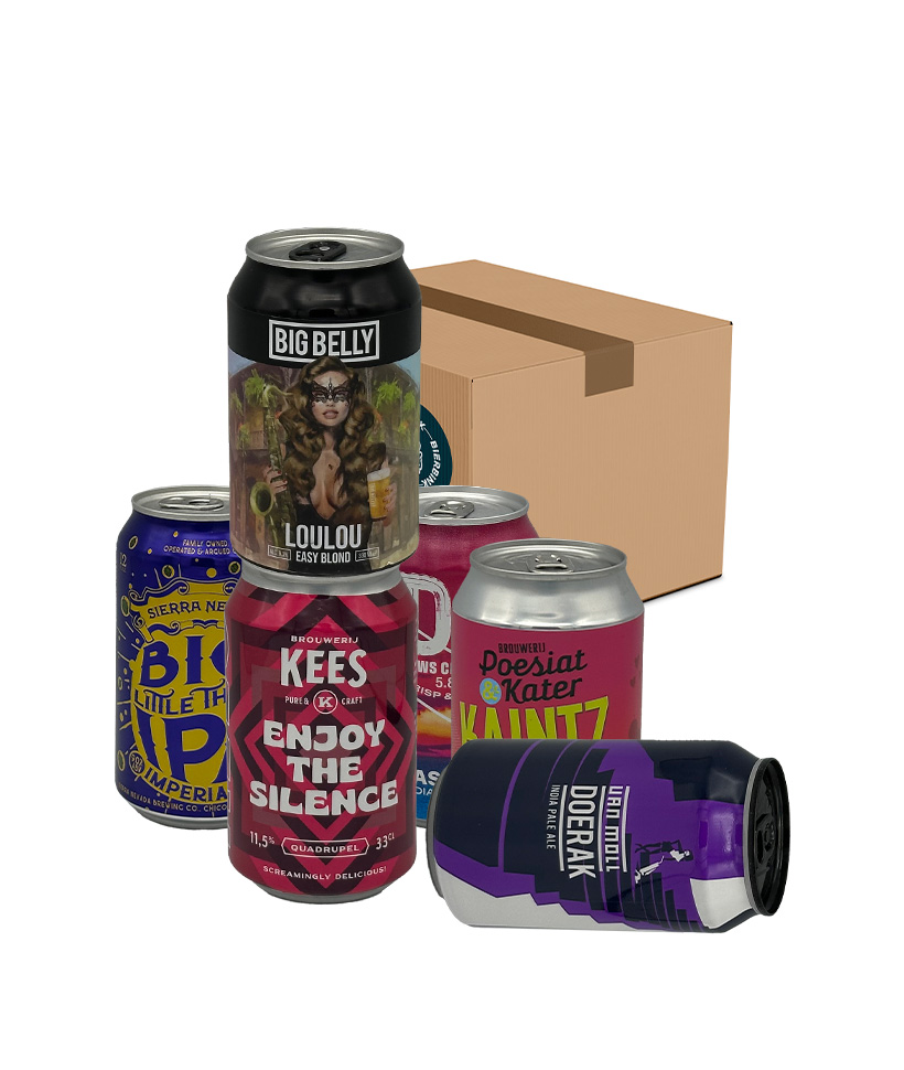 Bieren in blik pakket Bieren in blik pakket